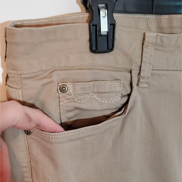 NYDJ Not Your Daughter's Jeans Tan High Rise Ankle Jeans w77h19dt3473 Plus Sz 24 - Picture 6 of 16